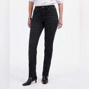 Madewell Curvy Mid-Rise Stovepipe Black Jeans - Size 27